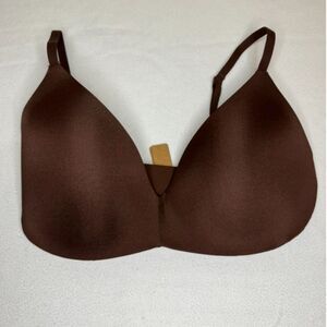 SKIMS Push-Up Bra – Cocoa, Wireless, Size 32DD (NWT)